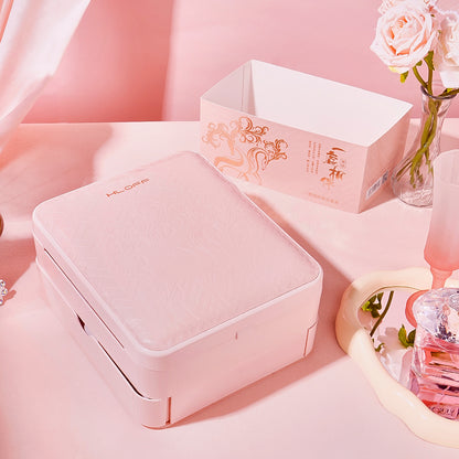All-in-One Makeup Organizer with LED Mirror – Portable Cosmetic Storage Case for Travel
