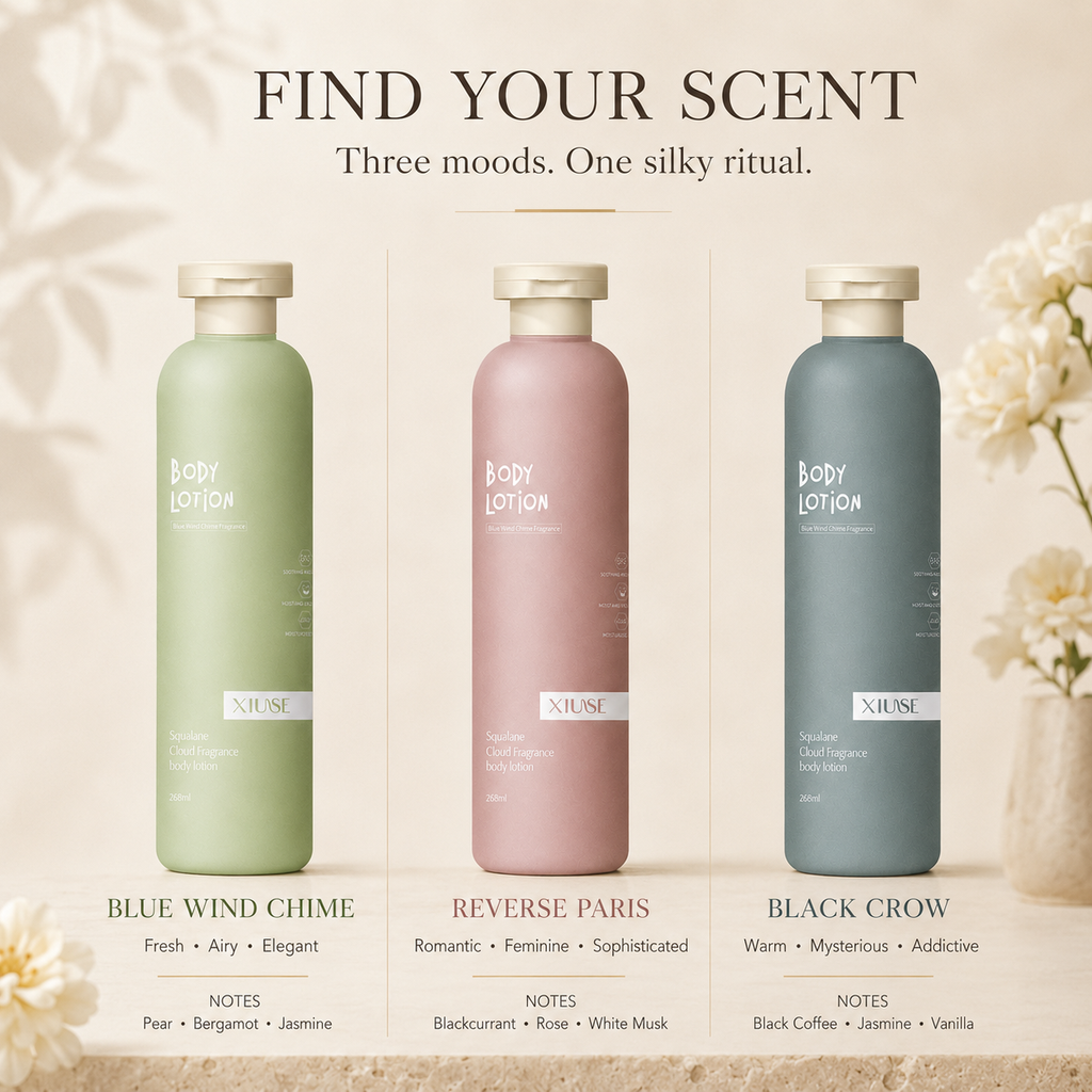 Squalane Perfumed Body Lotion – Silky Hydration & Long-Lasting Scent