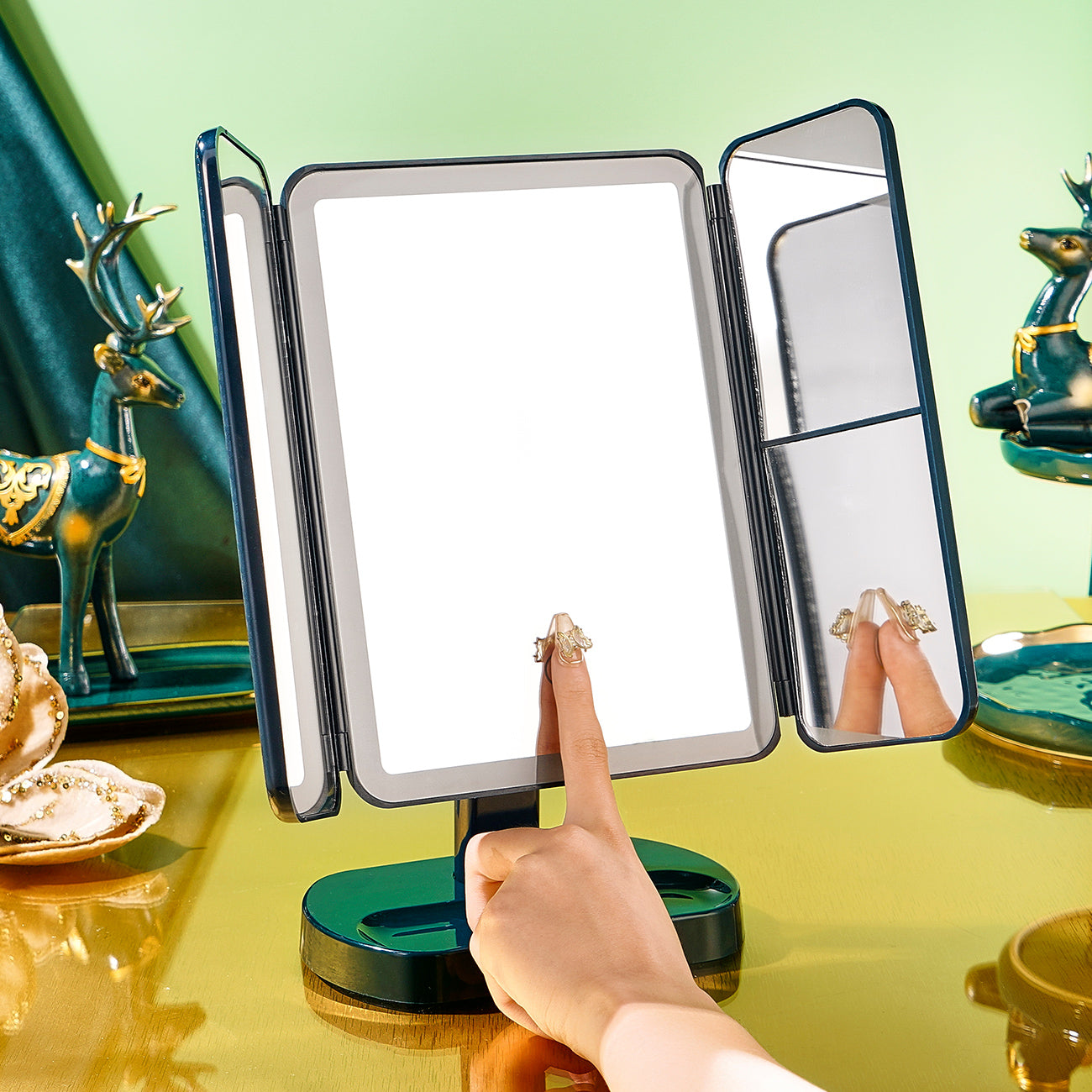 Open the Box. Create Her Own Mini Vanity.
