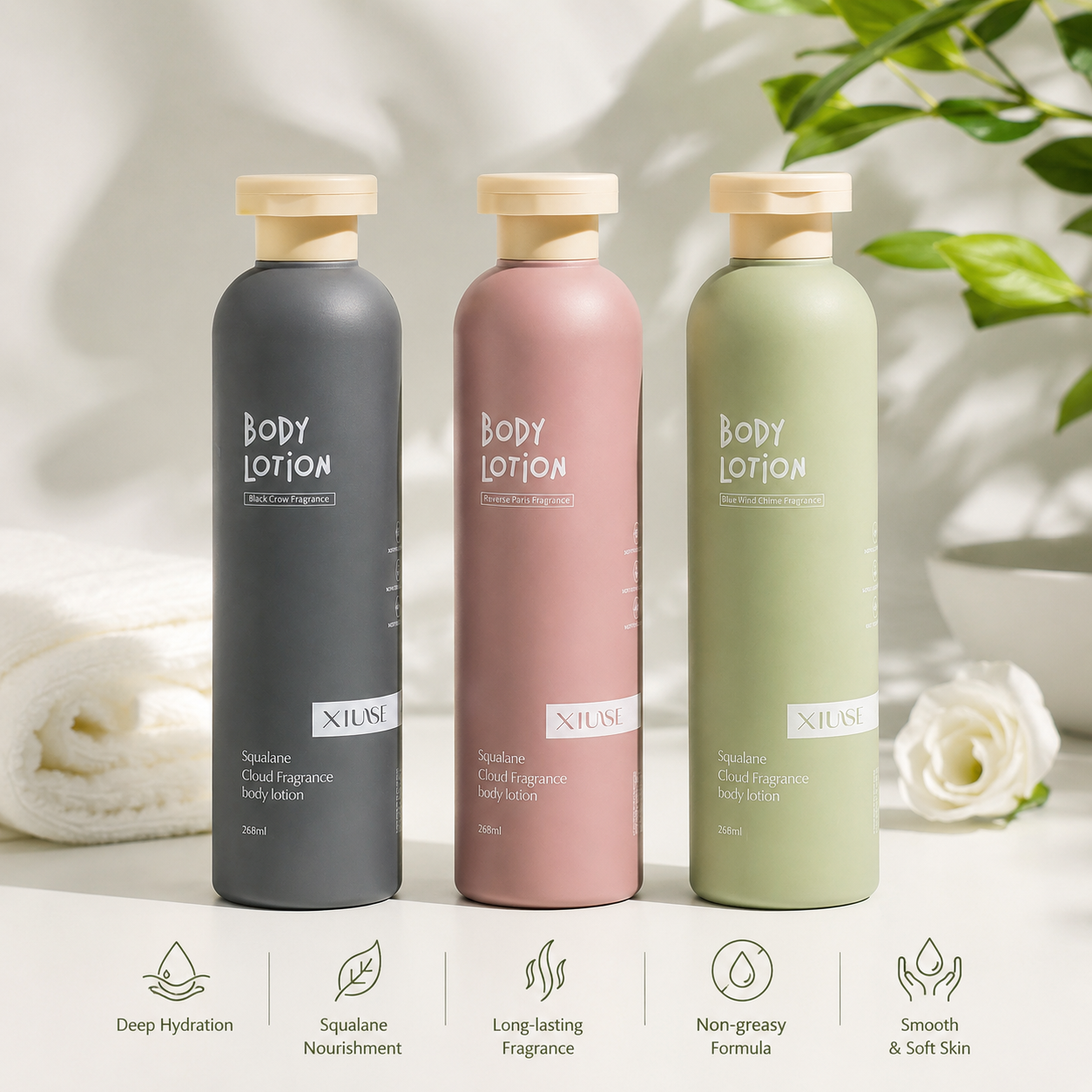 Squalane Cloud Fragrance Body Lotion – Silky Smooth & Perfumed Skin