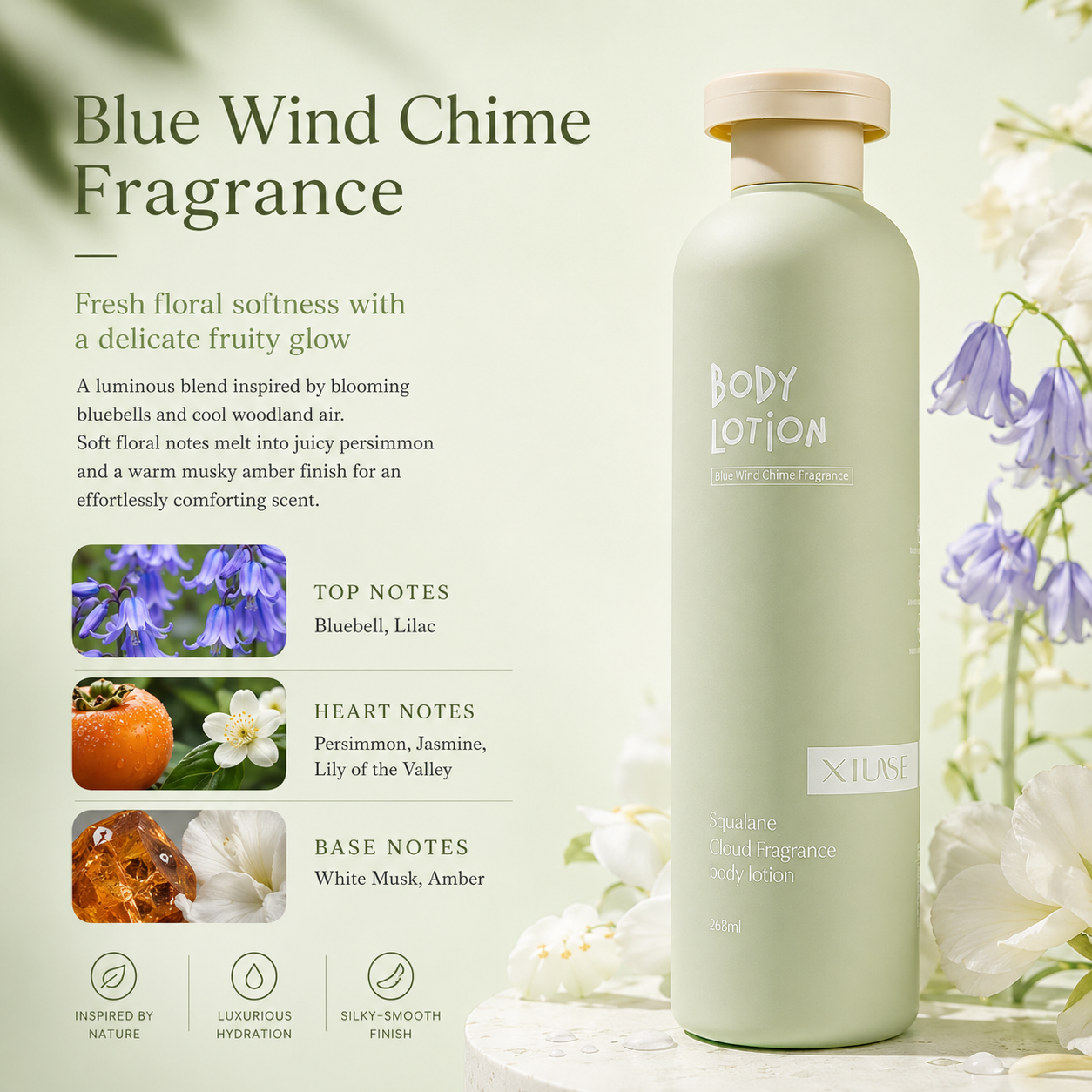 Squalane Perfumed Body Lotion – Silky Hydration & Long-Lasting Scent